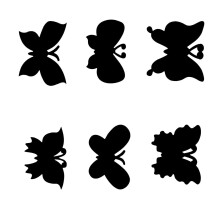 Scratch Picture Bookmark Craft Scratch Arts Painting Kits Home Decors 6 types butterflies