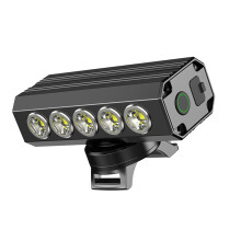 Bicycles Light Rechargeable Waterproof Safety Cycling LED Bicycles Front Light 5 lights