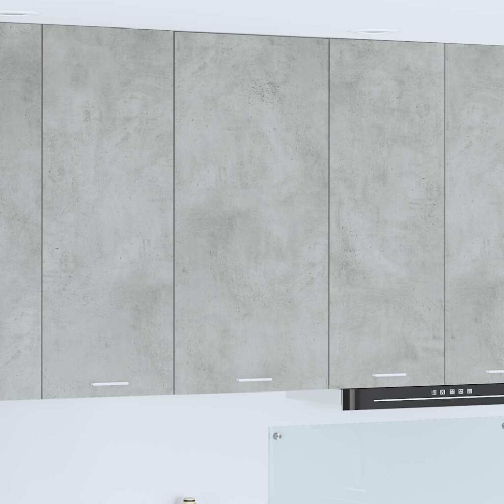 Vidaxl Hanging Cabinet Concrete Grey And White 50 X 31 X 100 Cm 8721359452303