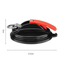4 Pieces Suction Cup Anchor with Tie Down Hook Attachment, 8 S Hooks, Awning Suction Cup Attachment Hook for Car Side Tents Camping Tarp Accessory