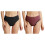 Women's Cycling Brief Underpants Briefs 2 Pack, Breathable 3D Pad Shape 2 4 1