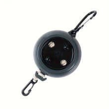 (Black) Tendedero portátil/tendedero ajustable de 26 pies para acampar/cuerda seca para lavandería/para viajes al aire libre pes