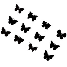 Scratch Picture Bookmark Craft Scratch Arts Painting Kits Home Decors 12 types butterflies