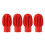 Drumstick Silents Practice Tip Percussions Musical Instruments Protective Part Red 1