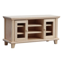 Wooden Mini House Cabinet for TV Display and Interior Styling