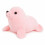 Cute Seal Pillow Soft Plush Accent for Bed Sofa Desk Display Pink 1