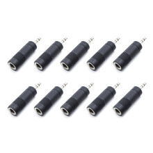 Headphone Adapter Jacks Sound Stereo Adapter, Guitar Sound Jacks Plug 3.5mm to 6.35mm