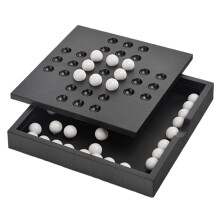 Single Player Strategic Checkers Board Game Toy Indoor Intelligent Kongming chess stora