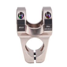 Aluminum Alloy Short Handlebar Stem for Mountain Bike Balanced Bicycles Titanium Color