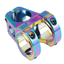Mountain Bike Stem Aluminum Alloy Short Handlebar Stem Cycling Accessories Colorful