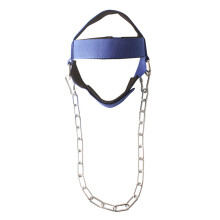Strength Resistance Hat Muscle Builder Neck Strap Neck Harness for Weightlifting Navy blue