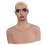 Cosmetology Wig Practice Head in PVC Bust Form for Display Use 1