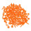 100Pcs Golf Step Down Tees Plastic Short Golf Ball Tees Replacement Castles 25MM orange 1