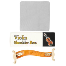 Foldable Height Adjustable Feet Maple Violin Shoulder Pad Parts for 4/4 Size