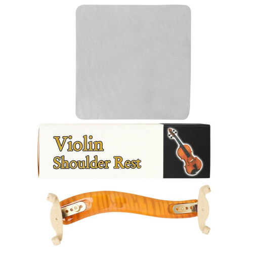 Foldable Height Adjustable Feet Maple Violin Shoulder Pad Parts for 4/4 Size