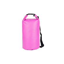 Waterproof Dry Bag 500D PVC Roll Top Closure For Snorkeling Travel 5L To 30L Rose red 10L