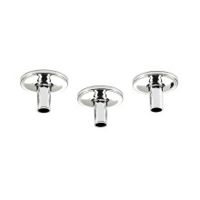 3Pcs Cymbal Stand Sleeves, Plastics Drum Sleeve for Percussion Drum Set Parts Silver