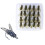 20pack River and lake fly fishing Soft Baits Simulation Bees Lures  fly 1