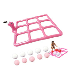 Floating Pool Toss Game with PVC Board for Backyard Use and Beach Use Pink