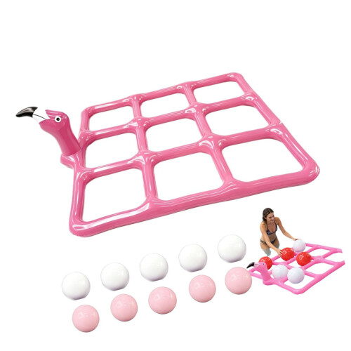 Floating Pool Toss Game with PVC Board for Backyard Use and Beach Use Pink