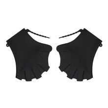 Swimming Glove Webbed Finger Aquatic Glove, Webbed Swim Glove Aquatic Glove Black