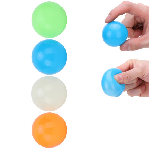 4x Leuchtball Set: 45mm – Stressabbau Neu
