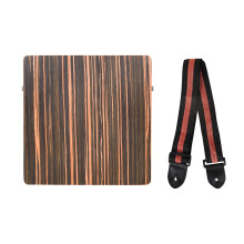 Cajon Box Drum Flat Hand Cajon Drum Wooden Percussions Box with Adjustable Belt