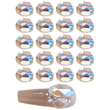 4 Pack Nails Art Charms Nail Rhinestones Crystal Nail Gems Nails Art Decorations HY329