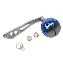 Fishing Reel Handle Power Handle Knob Grip Replacement Part for Blue All metal single roc