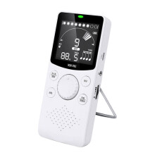Electronic metronome with large beat display for home music White Rechargeable model