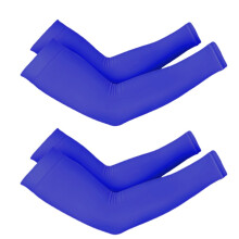 (Royal Blue, 2 Pairs) 2 paires de manchons de bras de glace rafraîchissants, manchons de compression respirants de qualité supérieure,