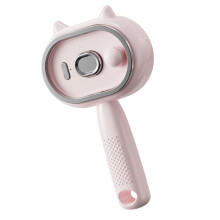 Portable Steam Hair Brush for Home Grooming and Daily Travel Use Pink
