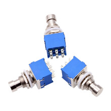 Guitar Pedal 3PDT Footswitches Replacement for LED Status and Signal Line
