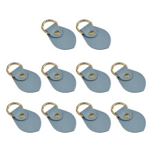 DIY bag accessory connectors with hoops for craft purse repair Light blue