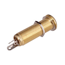 Guitar Socket Connector 1/4inch for Electric Guitar Bass Cylinder Output Jacks Gold