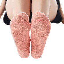 1Pair Nonslip Pilates Socks with Grip Pilates Socks for Women Cotton Dance Socks Color