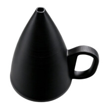 Sand Tower Builder Sand Funnel Mold Toy with Handle for Beach Seashore Sand Play Black S