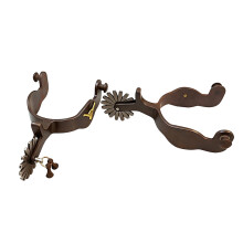 Western Riding Spur Pair with Antique Finish for Horse Use