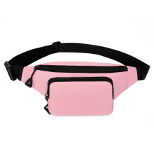 Water Resistant Chest Bag Waist Bag Small Crossbody Bag Belt Bag Waist Pack Pink Color