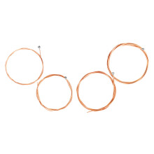 4pcs Carbon Steel Hexagonal Core Alloy Bass Strings Musical Instrument Accessory