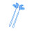 Swim Earplugs for Lap Training, Regular Corded Earplugs for Use Now Blue 1