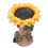 Sonnenblumen Vogelbad Harz Gartendeko 12