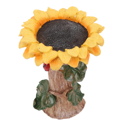 Garten Vogelbad Sonnenblume Harz Futterspender