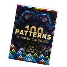 Paperback Color by Number Coloring Book for Adults with 204 Pages