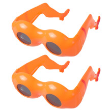 Sunglasses Oversize Hip Hop Glasses Girls Boys Buttock Shades Leg Gag 2pcs