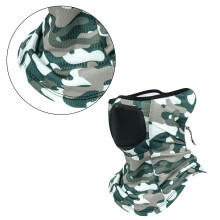 Bandana Face Mask Cycling Balaclavas Bandana Wind proof Neck Scarfs grass camouflage