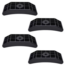 4Pcs Adjusted Dumbbell Stand Dumbbell Bracket Dumbbell Shelf Gym Dumbbell Rack
