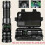 Multifunctional Rechargeable Flashlight with an Exquisite Case, Featuring Powerful Burst Brightness and Telescopic Zoom 1