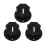 3Pcs/set Bass Knobs Guitar Knobs Potentiometer Jazzes Bass Knobs Concentric Knob L 1