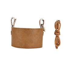Handcrafts Leather Bike Bottles Pouches With Secure Locking Brackets Strap 1style